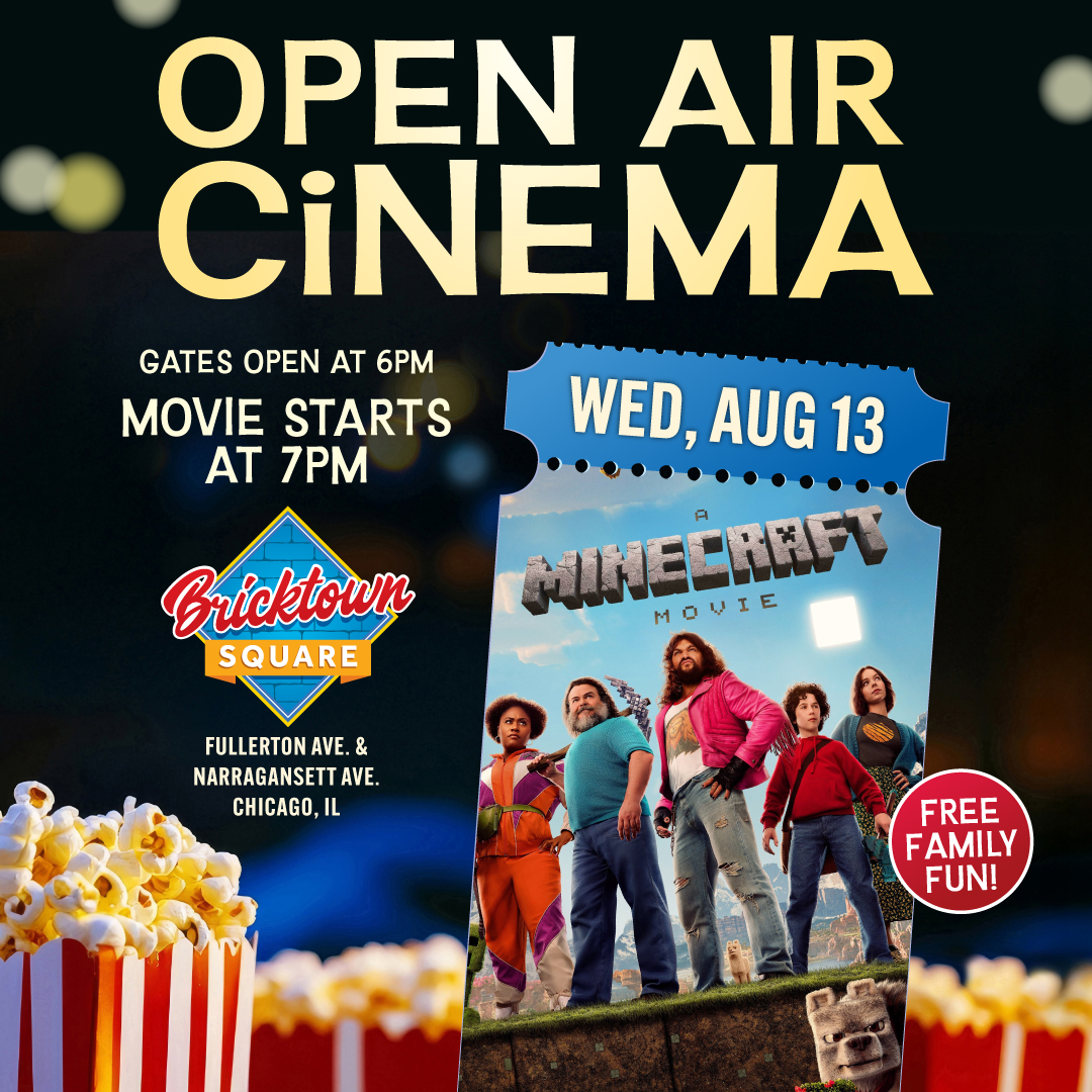 Open Air Cinema – Minecraft | Bricktown Square